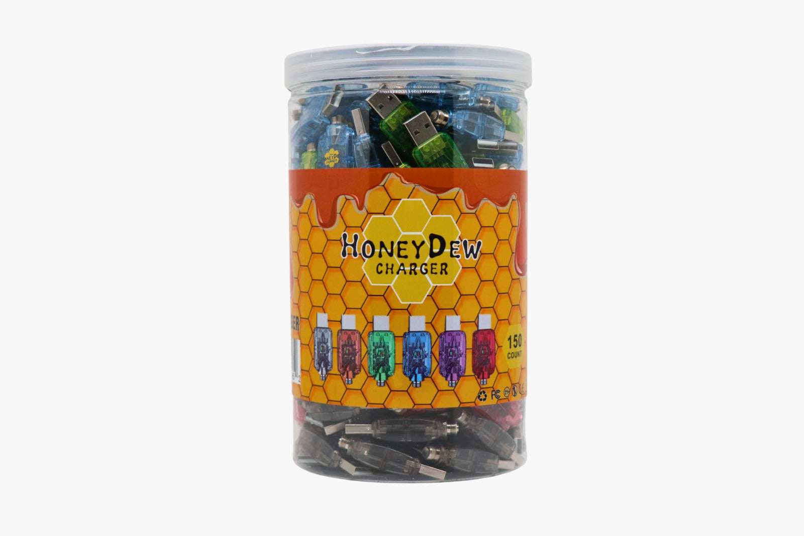 🔌 HONEYDEW 510 THREAD USB CHARGER – 150CT DISPLAY