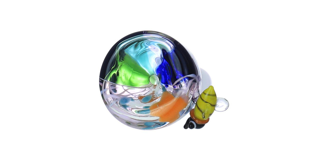 HoneyDew WPH-853 – 14mm Multi-Color Bee Bowl (12ct Display)