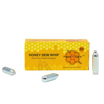 Honeydew Original 8.2g Whip Cream Charger 50 Pack, Case of 12 (600)