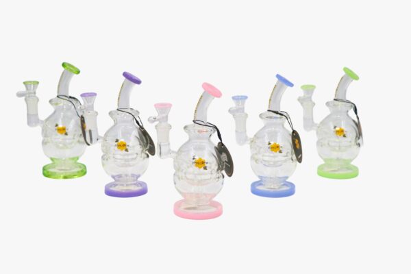 HoneyDew SE438 – 7" 14mm Water Pipe (Includes Glass Bowl)
