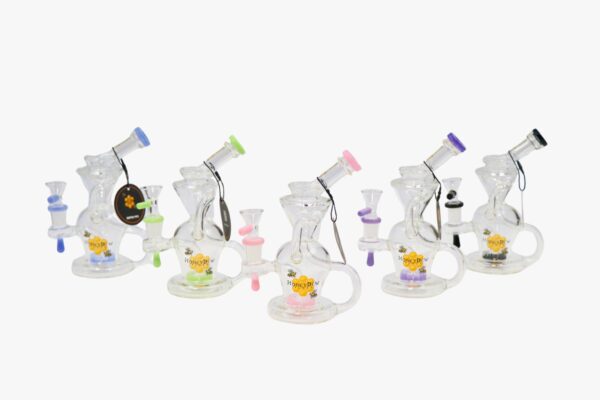 HoneyDew SI562 – 7" 14mm Water Pipe (Includes Glass Bowl)