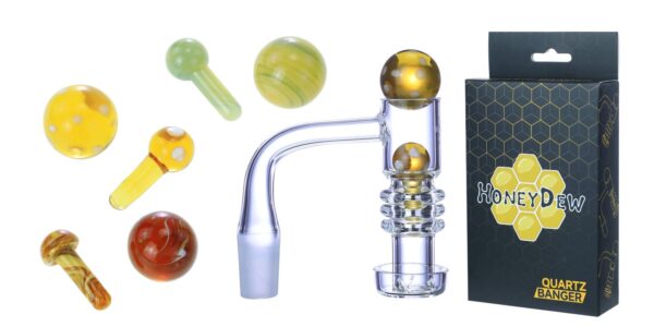 HoneyDew Quartz Banger Set – WPY-468 (Single Pack, Yellow/Amber/Golden)