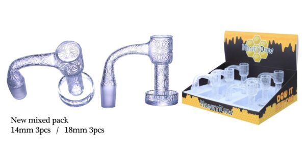 HoneyDew Premium Quartz Banger – WPY-489 (14mm/18mm, 6ct Display)