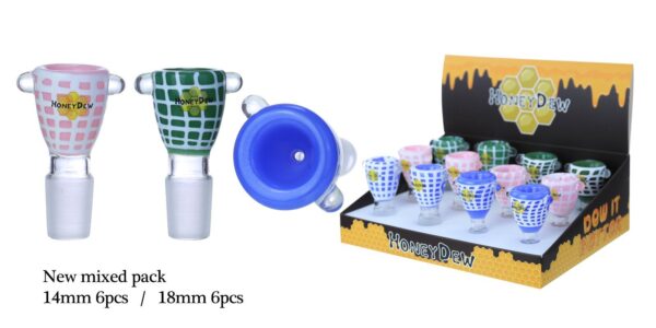 HoneyDew WPH-850 – Grid Pattern Mixed Pack (14mm & 18mm, 12ct Display)