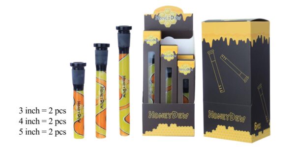 HoneyDew Downstem DS-08 – 6ct Display (3", 4", 5")