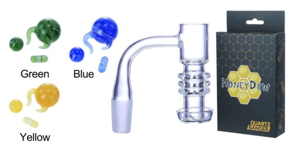 HoneyDew Quartz Banger – WPY-824 (Single, Green / Blue / Yellow)