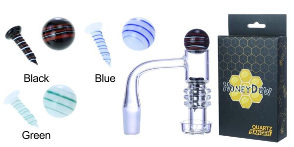 HoneyDew Quartz Banger – WPY-467 (Single, Blue / Green / Black)